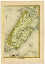 Antique Print-TEXEL-NOORD HOLLAND-WADDEN ISLAND-Kuyper-Kuijper-1865