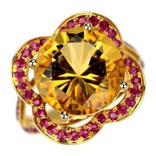 Bague Mauboussin K18YG Citrine