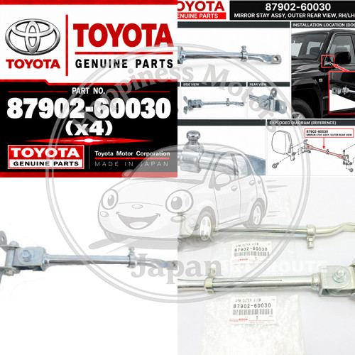 Toyota genuine mirror - mirror, rh