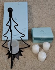 🕯 Bougeoir en métal sapin