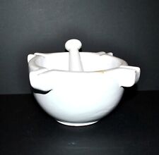 MOUSTIERS Enamelled Ceramic Kitchen Mortar with Pestle - Lallier Pottery