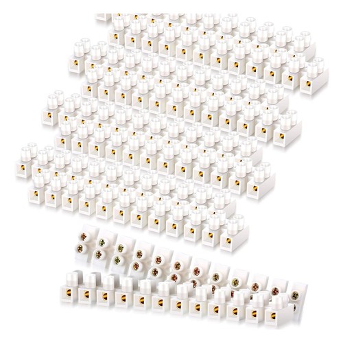 50pcs bornier blanc connecteur - bornier,