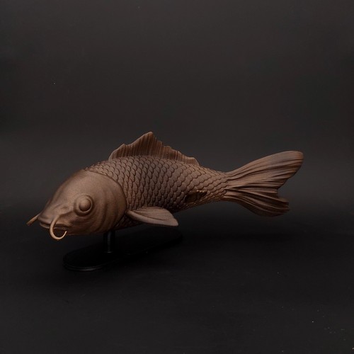 Buste poisson koi statue - buste,