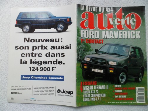 Auto verte 4x4 - verte, 06/1993
