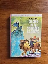 Livre Le Lion Et La Sorciere Blanche C.S Lewis Bibliothèque Rose