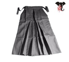 Blitz Hakama Noir Kendo Professionnel Aikido Modèle Japon Iaido Iaito Jutsu