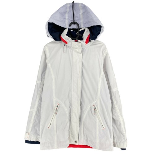 Veste capuche blanche - À,