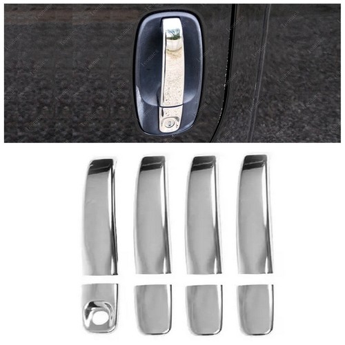 Chrome couvre poignees porte - 4,