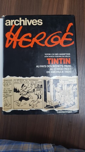 Tintin archives hergé - tintin,