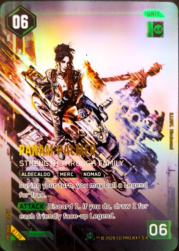Cyberpunk tcg panam palmer - cyberpunk, tcg;
