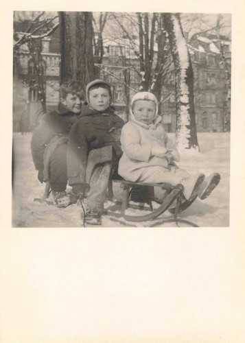 Ancienne photographie trio - ancienne,