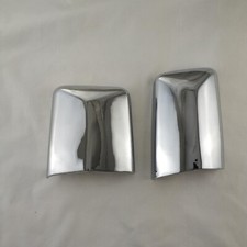 Rearview Mirror Lid Cover Trim For 1986-1995 Mercedes-Benz W124 260E 300E Chrome