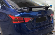 ABS Rear General Wing Spoiler Universal For Audi A4 Sedan Carbon Fiber