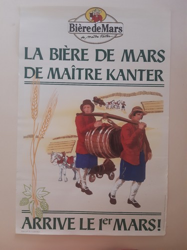 Affiche biere mars - biere, de