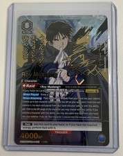 Union Arena Fullmetal Alchemist Roy Mustang 2 Star Signed Card MINT