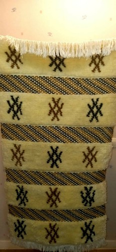 Tapis berbère fait main - main, 100%