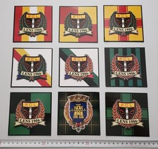 Stickers Lens fans ultra supporter foot club écharpe kop RCL club RC red tigers 