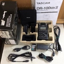 TASCAM DR-100MKII Linear PCM Recorder with Accessories