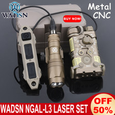 WADSN Full-Metal NGAL Laser +Red Green Blue IR Aiming M300A M600C Scout Lamp Set