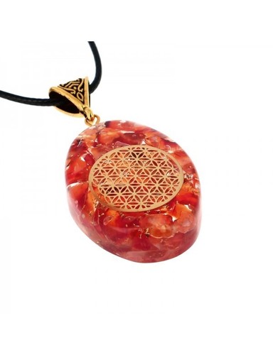 Orgonite pendentif fleur - orgonite,
