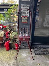 Panier Desmarais frères OLAZUR avec 6 bouteilles et son support no esso shell Bp