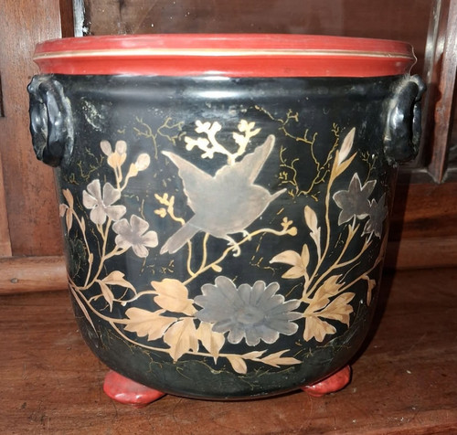 Cache pot porcelaine paris - pot, de