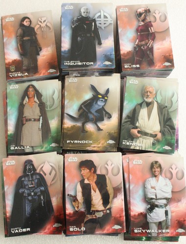 Star wars chrome topps 2025 - star,