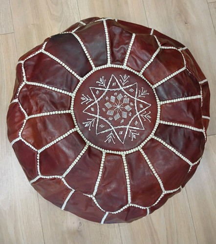 Moroccan handmade pouf - handmade,