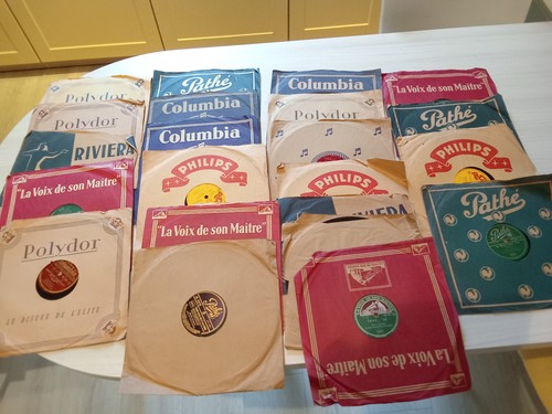 Lot disques 78 tours - ,