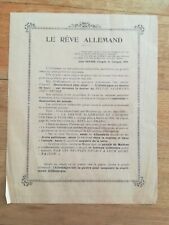 xi20 original text the German dream - back card national industry of Prussia