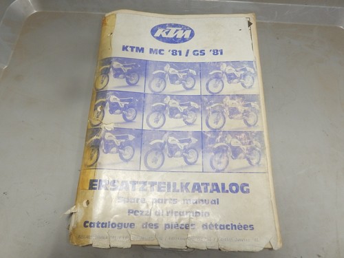 Ktm factory spare parts manual - factory,