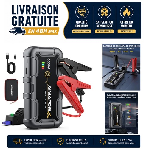Booster batterie voiture 8000a - booster,