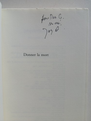 Jacques derrida donner la - derrida,