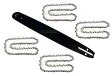 Sabre 50cm / 1,5mm / 0,325" / 76TG + 4x chaîne pour de nombreuses tronçonneuses