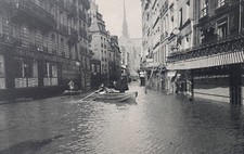 Paris inondation de la rue du