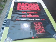Affiche sortie DVD de "En public et en images" de NOIR DESIR