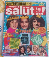 magazine Salut N°9 johnny Hallyday Sheila Julien Clerc Abba