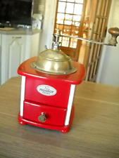 OLD AND SUPERB PEUGEOT EN HETRE LAQUEDS COFFEE GRINDER.