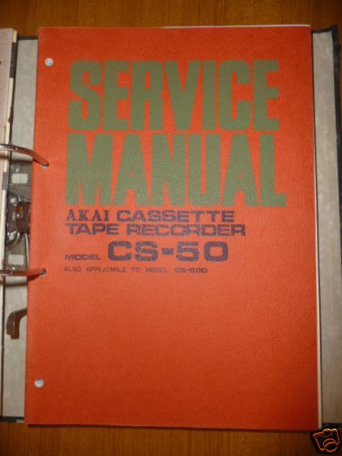 Manuel service akai - manuel, de