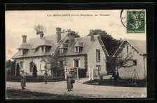 Old postcard Le Moulinet, hunting lodge 1912 