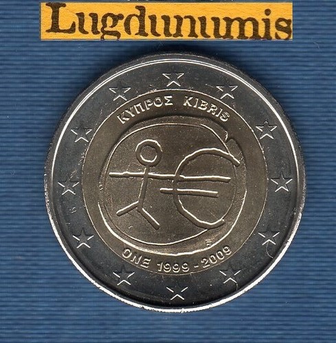 Euro commémo chypre 2009 - euro,