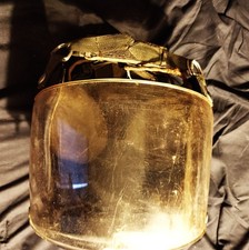 CASQUE PILOTE D'HELICOPTERE / GUERRE D'ALGERIE / AVEC SA VISIERE