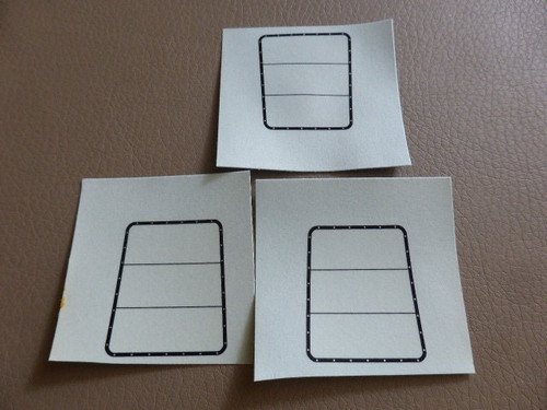 Decals frames for rear - 1:43,