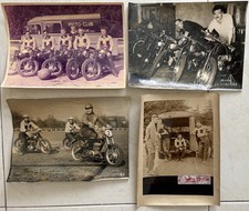 4 Photographs Motorcycle Club VILLEFRANCHE SAONE Motorcycles Motorcycles Ballon Foot Estafette