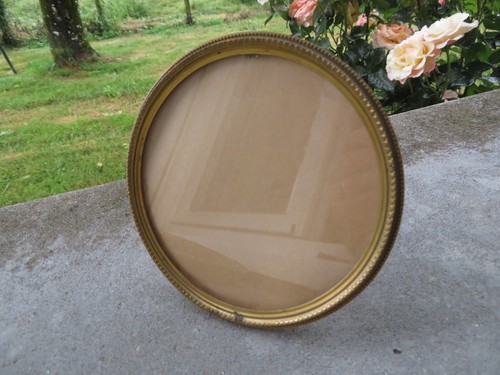 Ancien cadre photo rond - photo,