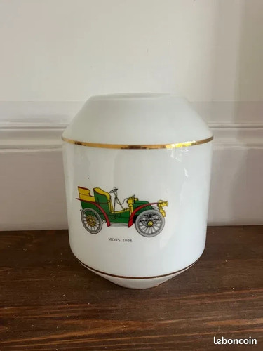 Globe lustre ancien opaline - lustre,