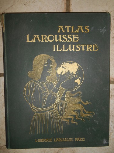 Livre ancien atlas larousse - livre,