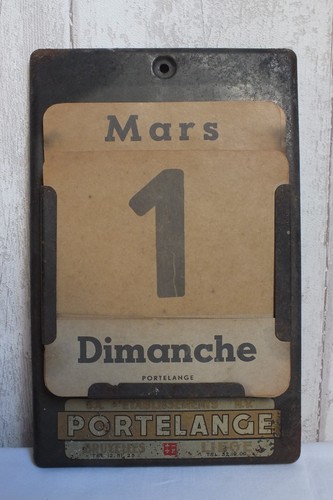 Ancien calendrier perpétuel - ancien,