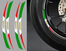 4 X ITALY 17" WHEEL WHEEL WHEEL STICKERS FOR DUCATI MOTORCYCLE STICKER (RA087DUC)