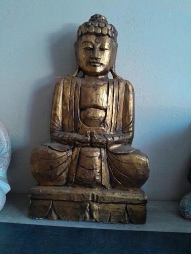 Statue bouddha meditant - bouddha, en